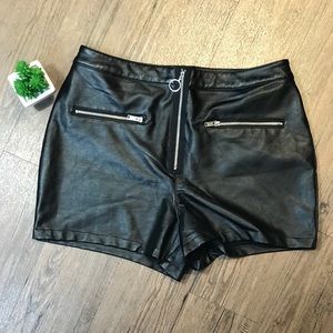 2/$30 FOREVER 21 | Faux Shorts | Black | 1X